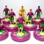 Subbuteo Andrew Table Soccer Bristol City 2017-18 away kit on WSB Professional Bases